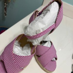 Gingham Plaid Espadrilles